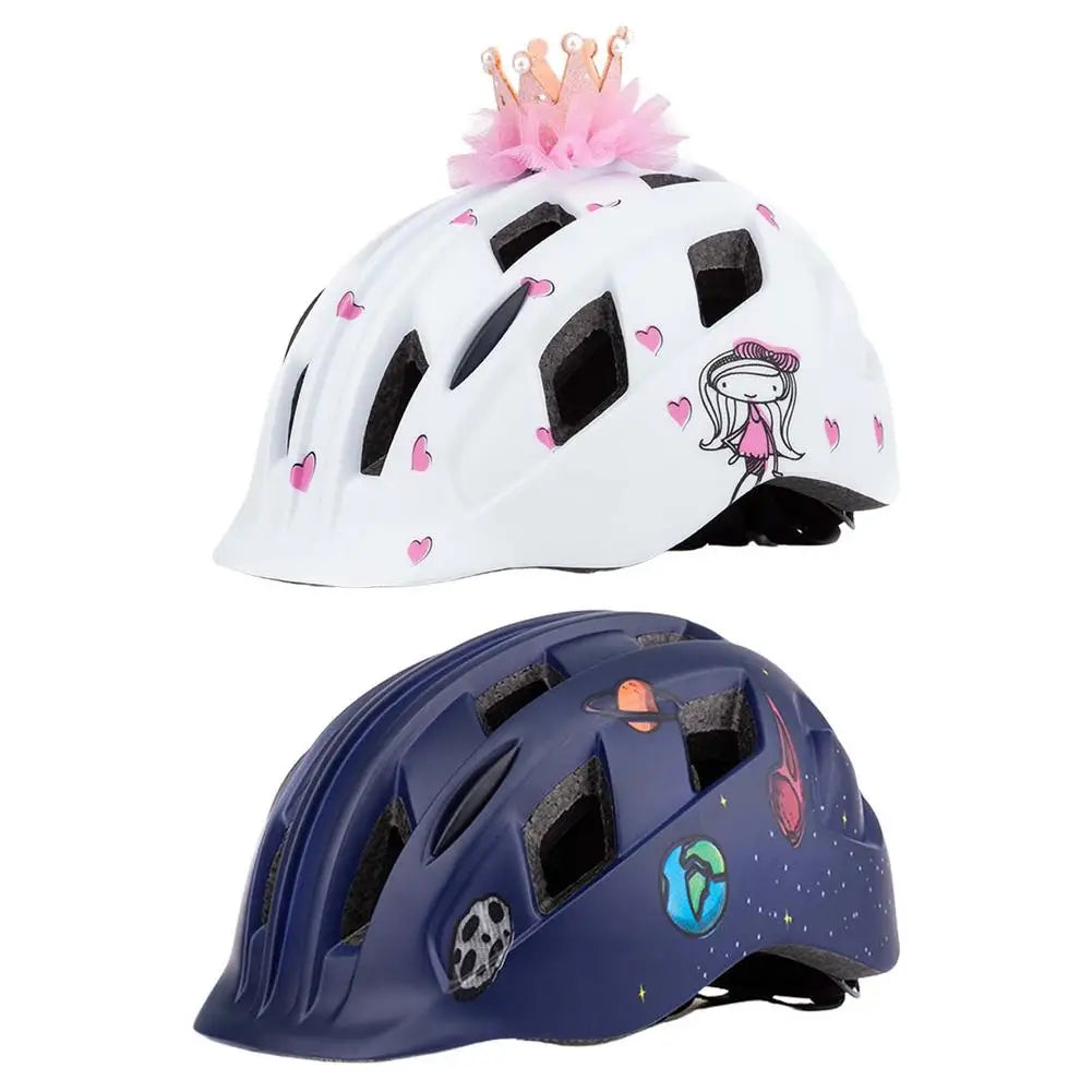 Kids Bike Adjustable Multi-Sport Helmet  With Rear LED Light