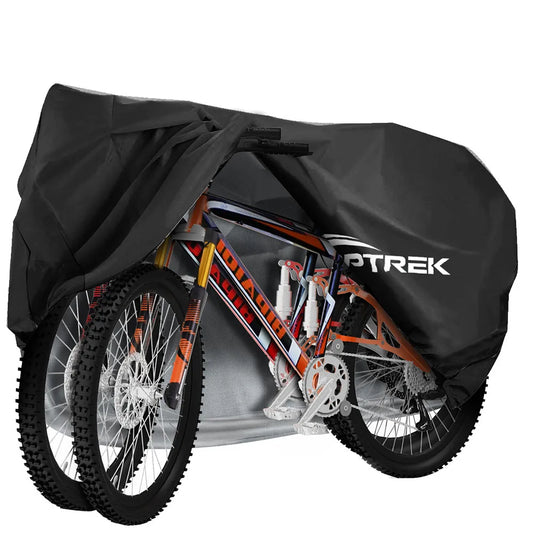 Bike Cover Outdoor Storage Waterproof & Anti-UV for Two Bicycles