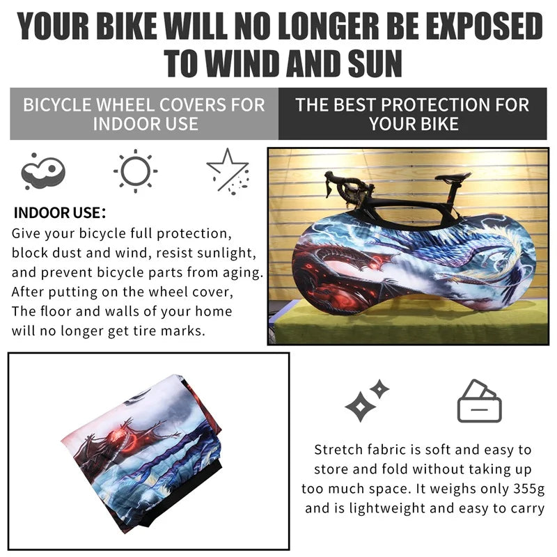 Bike Cover Dust-Proof Scratch-proof Cover Indoor Protective Gear