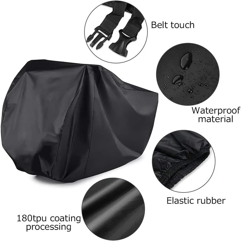 Bicycle Cover for 3 Bikes Waterproof Outdoor Storage All Weather