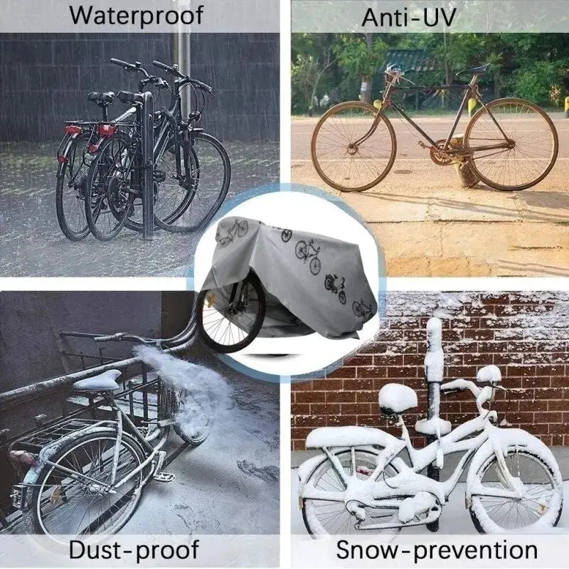 Bike Cover, Waterproof, Rainproof, Dustproof, Sunshade, PEVA Material