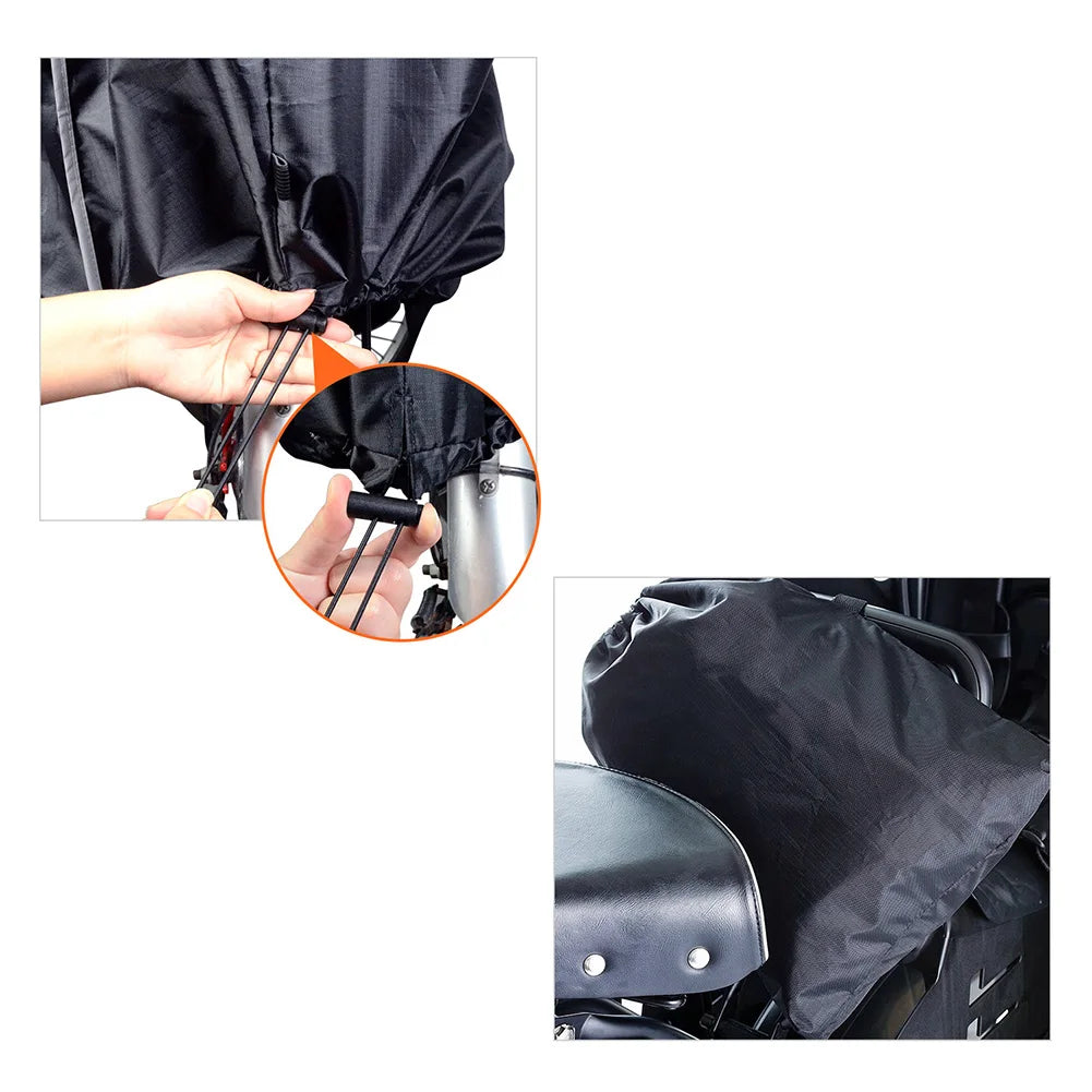 Bicycle Child Seat Cover Rain Wind Cover Portable