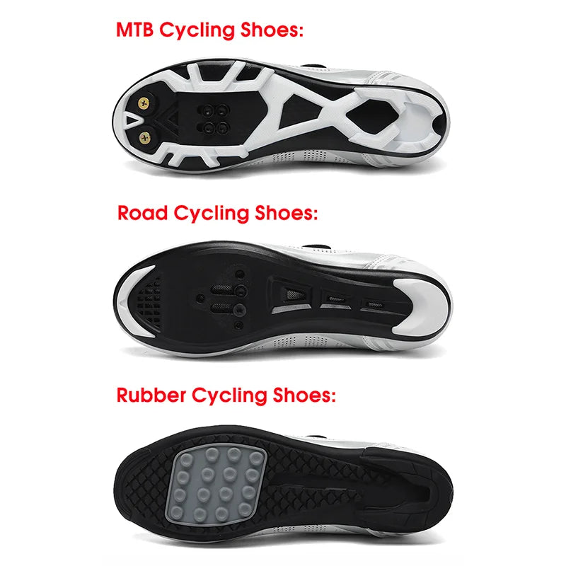 Cycling Shoes Mtb Self-Locking Speed Bicycle Spd Cleats unisex - Concentrated Cycling