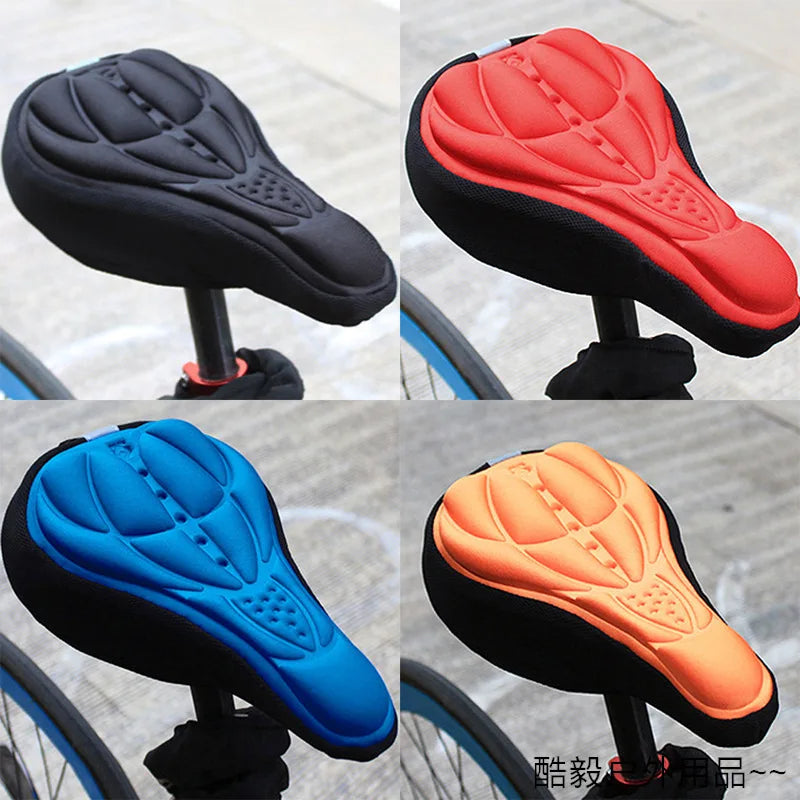 3D Cycling Saddle Seat Soft Bike Seat Cover Comfortable Foam Seat Cushion - Concentrated Cycling