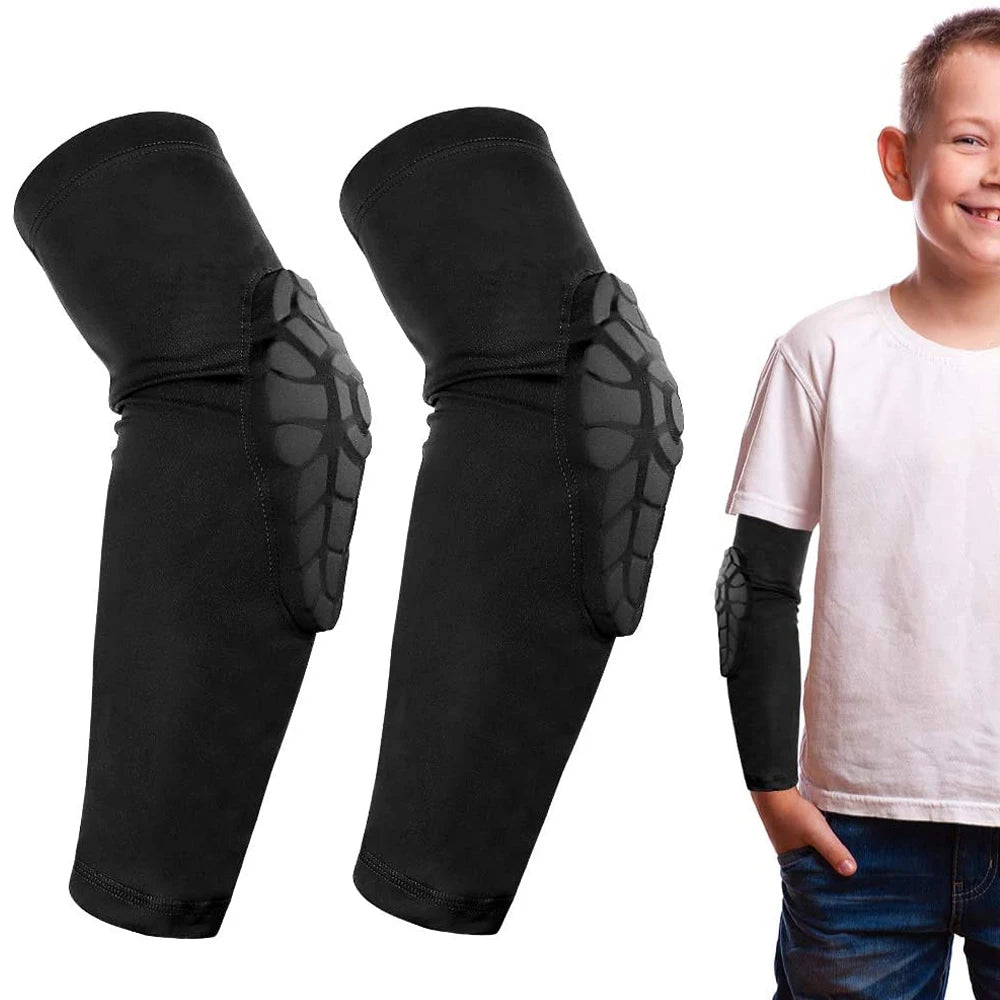 Kids/Youth Cycling Knee Elbow Pads  Protective Gear Honeycomb Compression