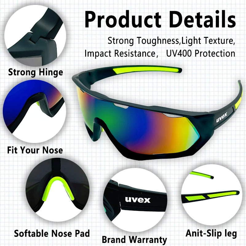 Cycling Sunglasses UV400 Riding Eyewear Mountain Bike Road