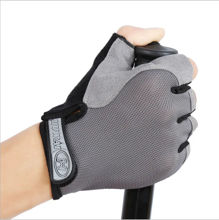 Non-slip Half Finger Breathable  Cycling Glove Anti-Shock Fitness