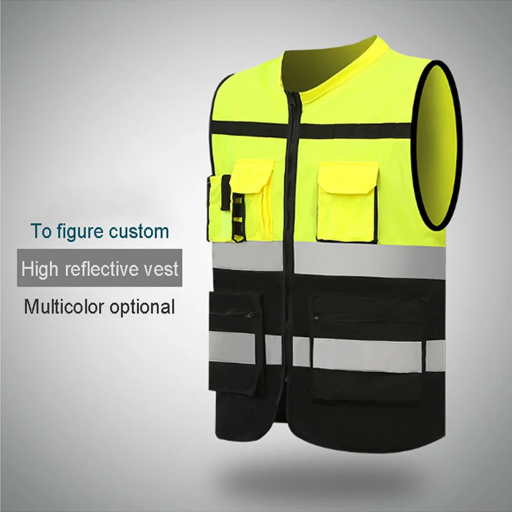 Bike/Bicycle/Cycling Multi-pocket Zipper High Reflective Clothes - Concentrated Cycling