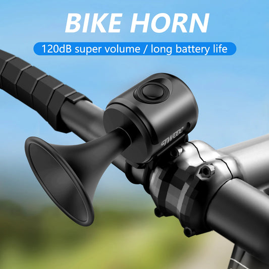 Bike Safety Bell Waterproof 120 dB Electric Horn For Handlebars