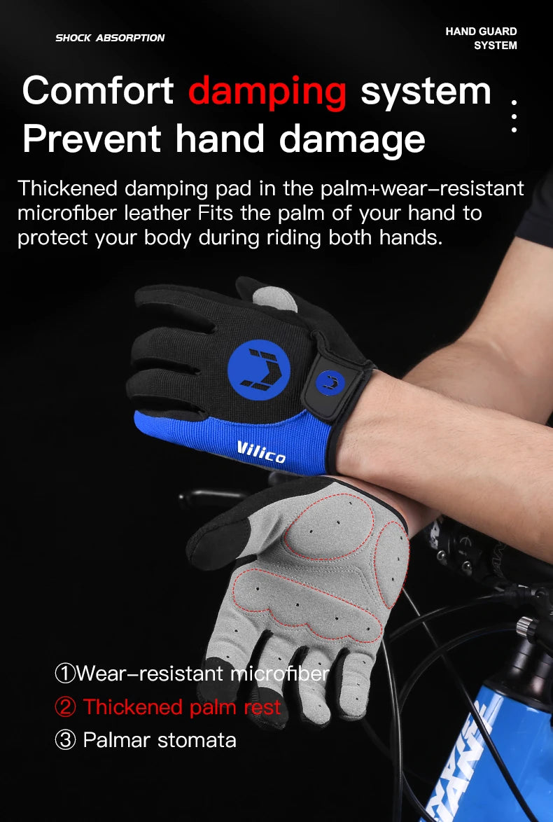 Cycling Gloves Breathable Non-slip MTB Road Bike Touch Screen