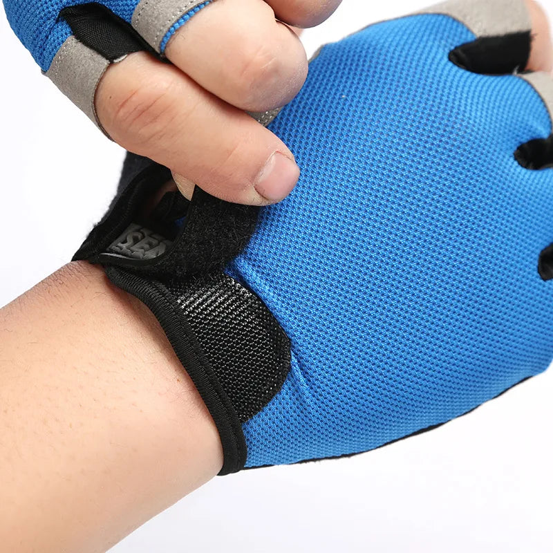 Non-slip Half Finger Breathable  Cycling Glove Anti-Shock Fitness